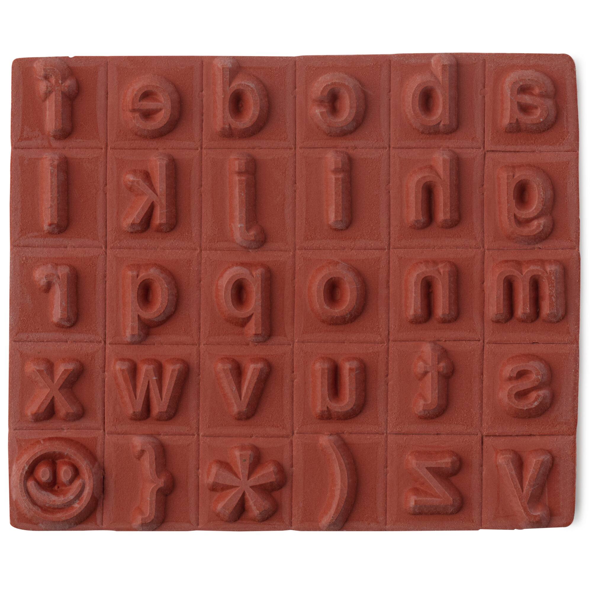 Lowercase Alphabet Wood Stamp Set by Recollections